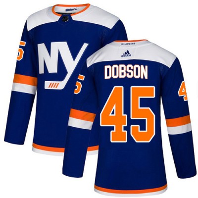 Adidas New York Islanders #45 Noah Dobson Blue Alternate Authentic Stitched NHL Jersey